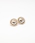 Chanel Medallion Twisted CC Earrings, back view